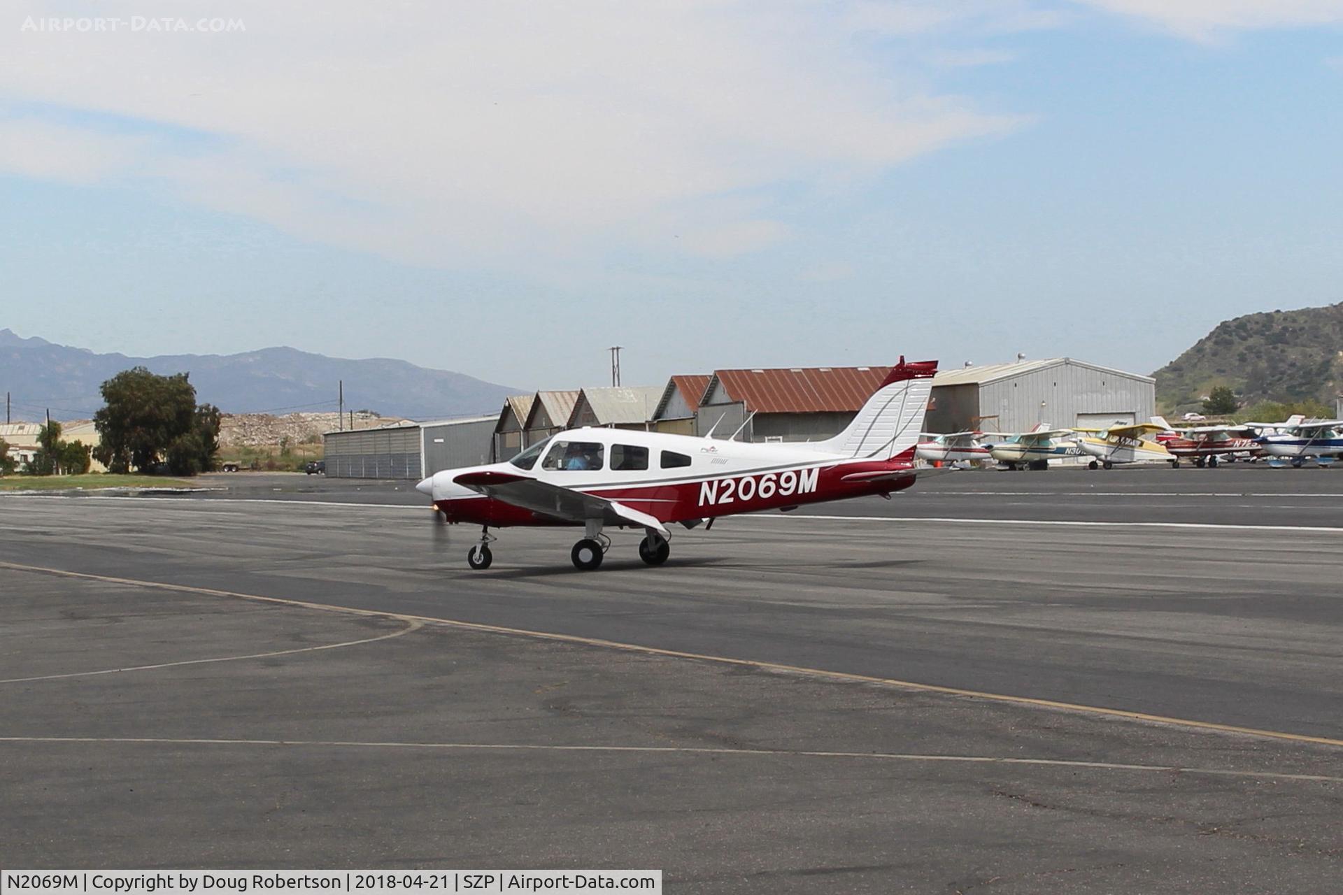 N2069M, Piper PA-28-161 Warrior II C/N 28-7816247, 1978 Piper PA-28-161 WARRIOR II, Lycoming O-320-D3G 160 Hp, taxi off Rwy 22