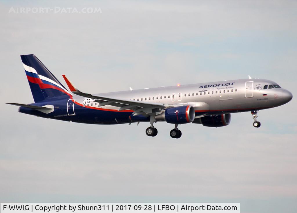 F-WWIG, 2017 Airbus A320-214 C/N 7846, C/n 7846 - To be VP-BTC