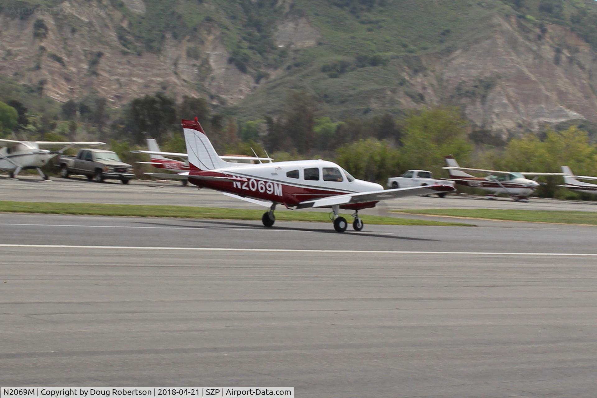 N2069M, Piper PA-28-161 Warrior II C/N 28-7816247, 1978 Piper PA-28-161 WARRIOR II, Lycoming O-320-D3G 160 Hp, landing roll Rwy 22