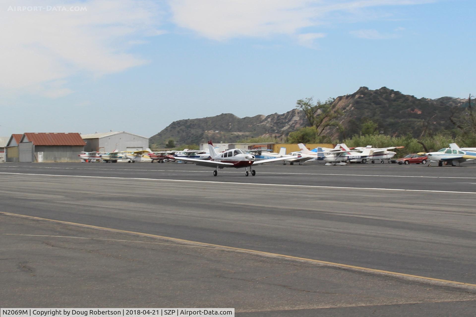 N2069M, Piper PA-28-161 Warrior II C/N 28-7816247, 1978 Piper PA-28-161 WARRIOR II, Lycoming O-320-D3G 160 Hp, landing roll Rwy 22