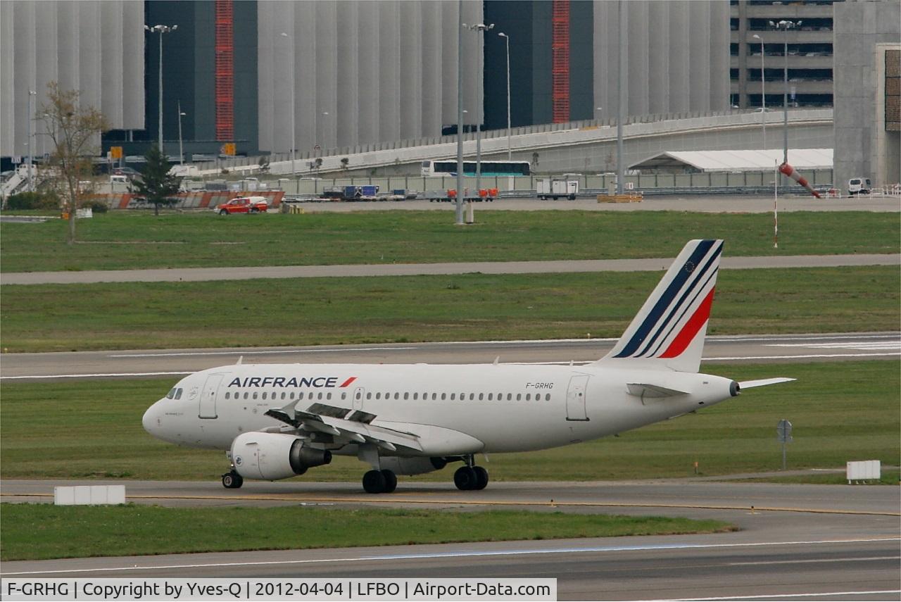 F-GRHG, 1999 Airbus A319-111 C/N 1036, Airbus A319-111, Taxiing, Toulouse-Blagnac Airport (LFBO-TLS)