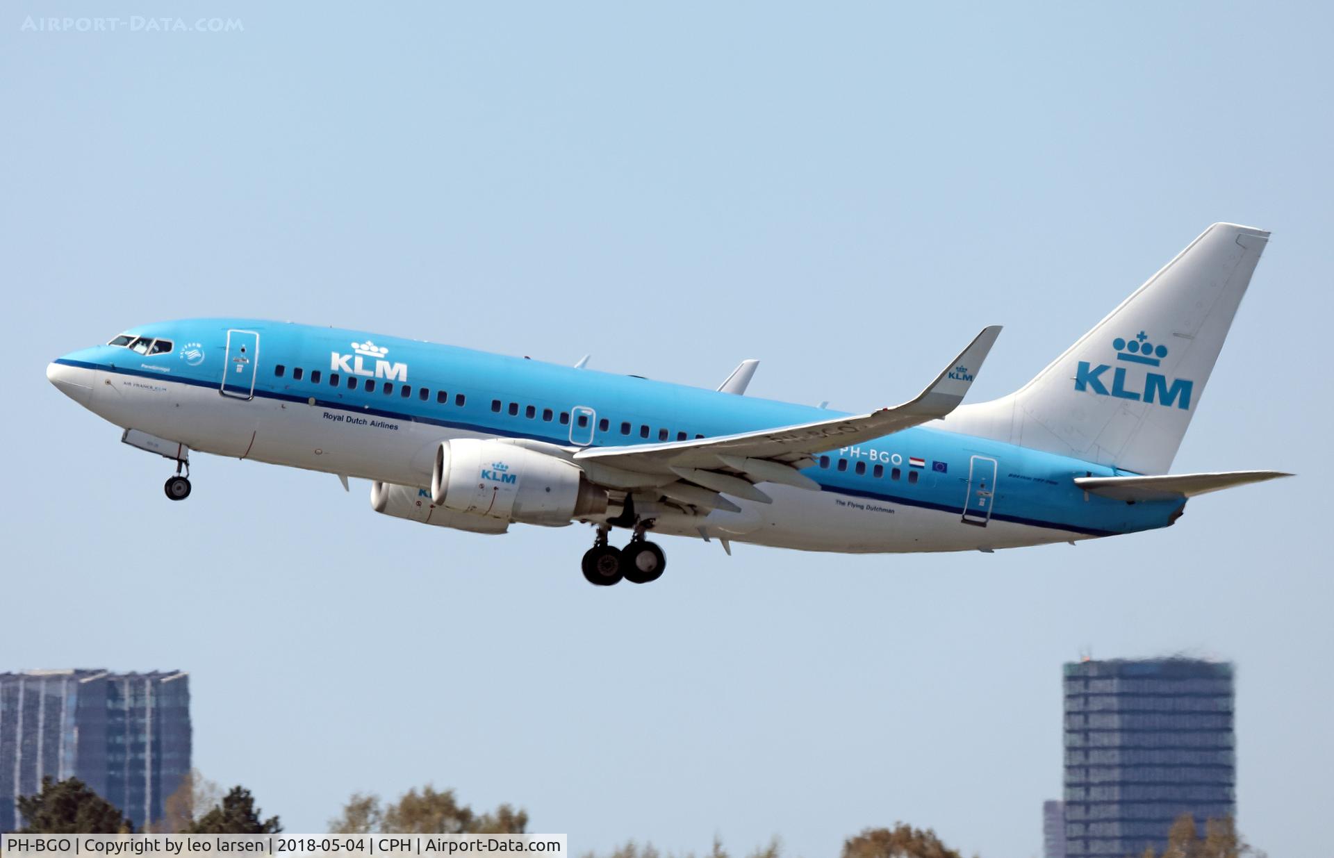 PH-BGO, 2011 Boeing 737-7K2 C/N 38126, Copenhagen 4.5.2018