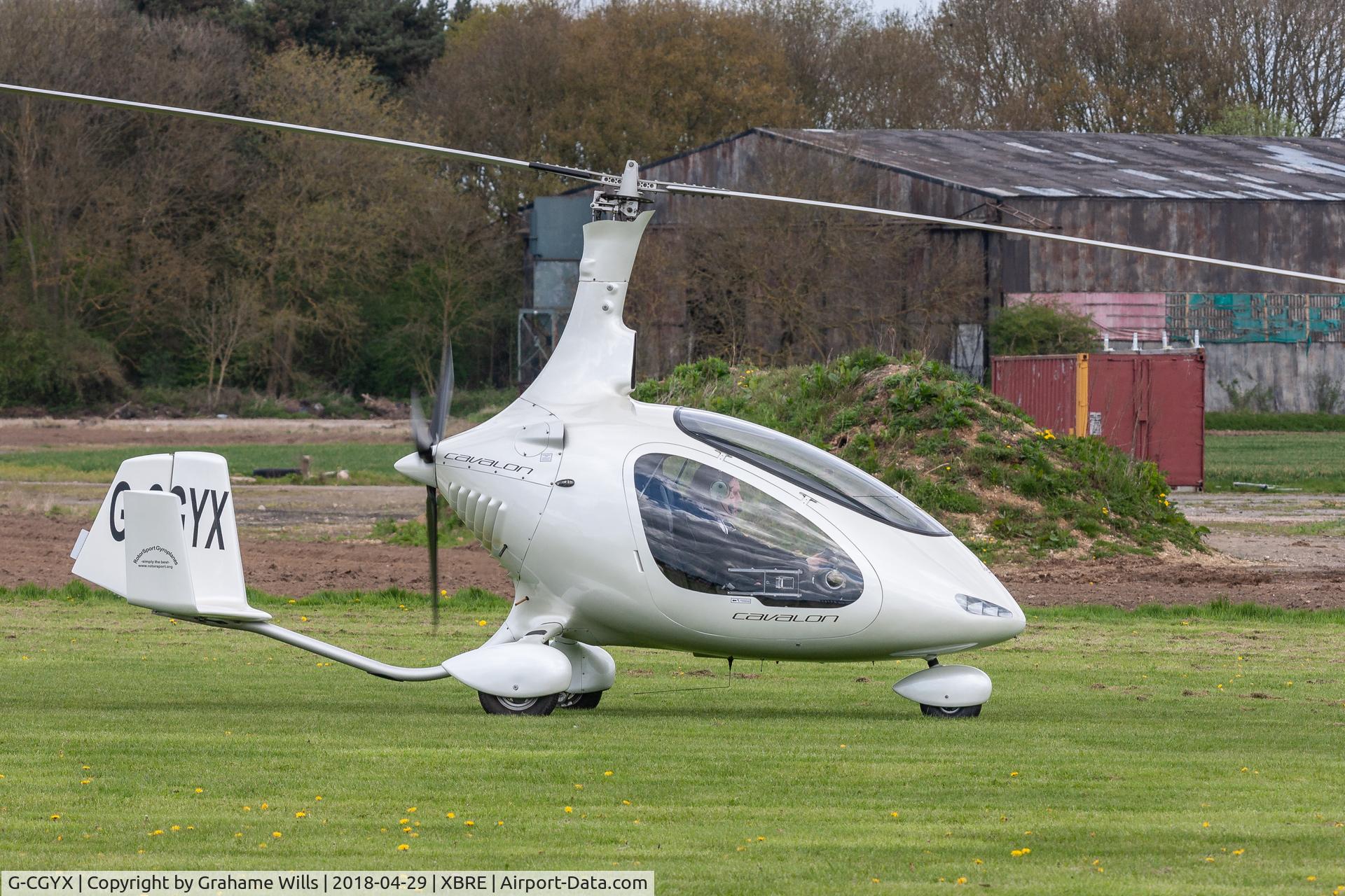 G-CGYX, 2011 Rotorsport UK Cavalon C/N RSUK/CVLN/001, AutoGyro Cavalon G-CGYX K.Hall Breighton 29/4/18