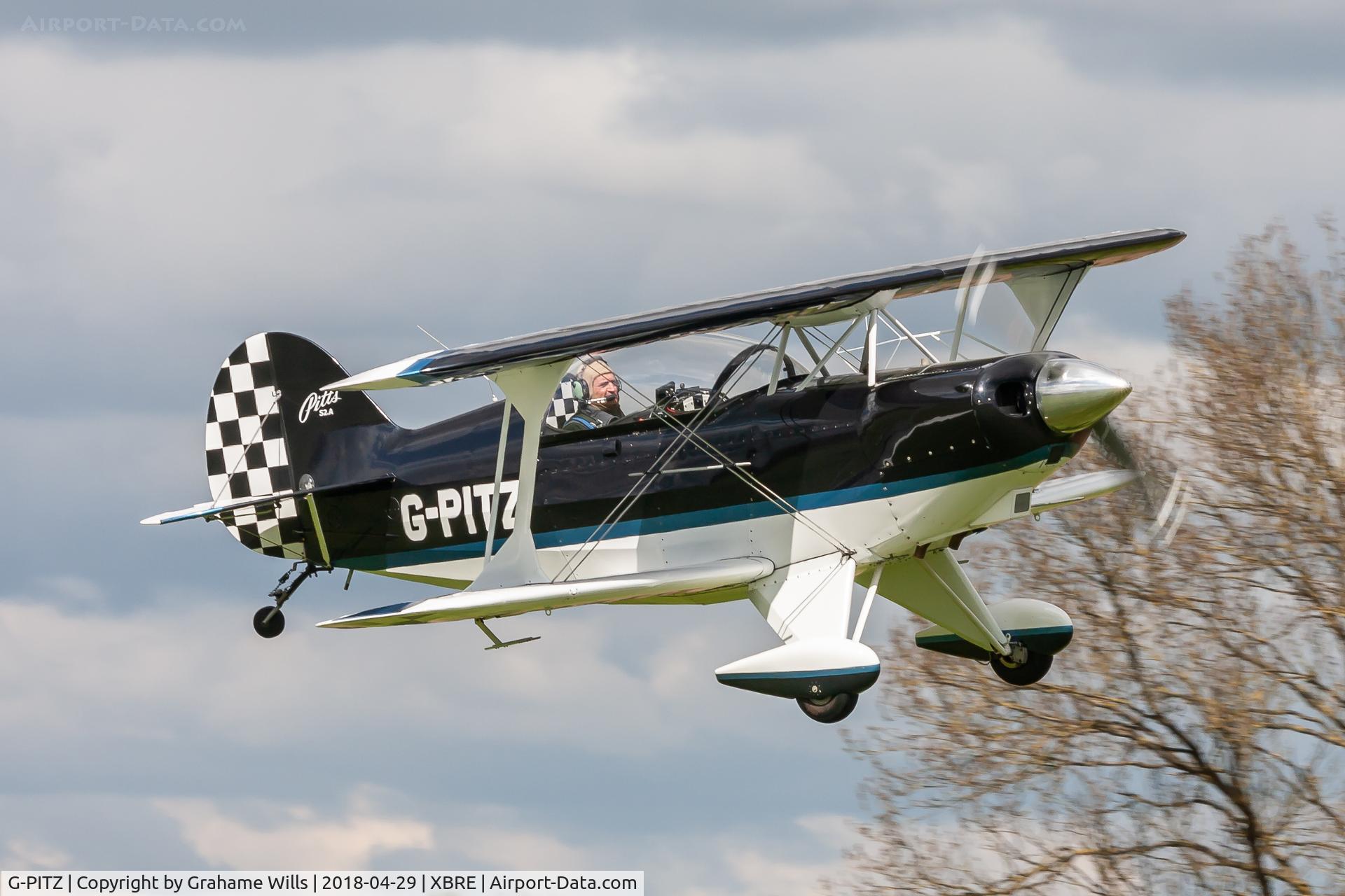 G-PITZ, 1983 Pitts S-2A Special C/N 100ER, Pitts S-2A G-PITZ M.Wood Breighton 29/4/18