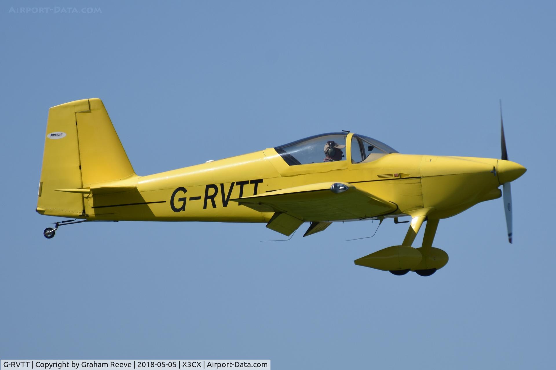 G-RVTT, 2003 Vans RV-7 C/N PFA 323-13852, Landing at Northrepps.