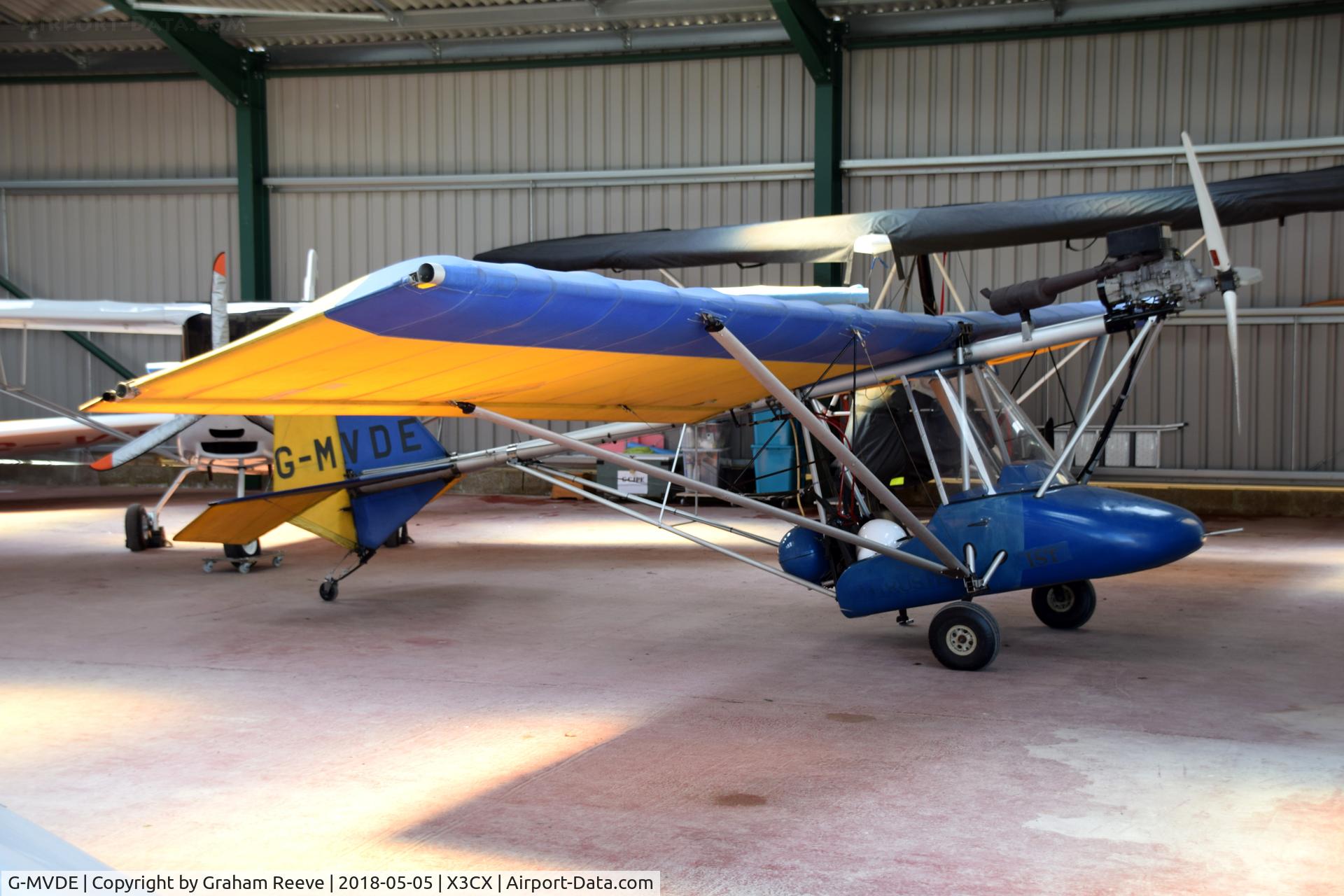 G-MVDE, 1988 Thruster TST MK1 C/N 8078-TST-087, Parked at Northrepps.