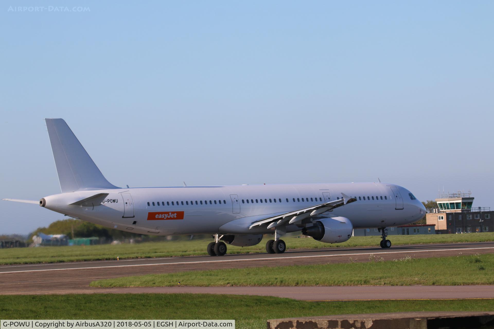 G-POWU, 2008 Airbus A321-211 C/N 3708, Departing RWY 09 following repaint former Niki OE-LCA