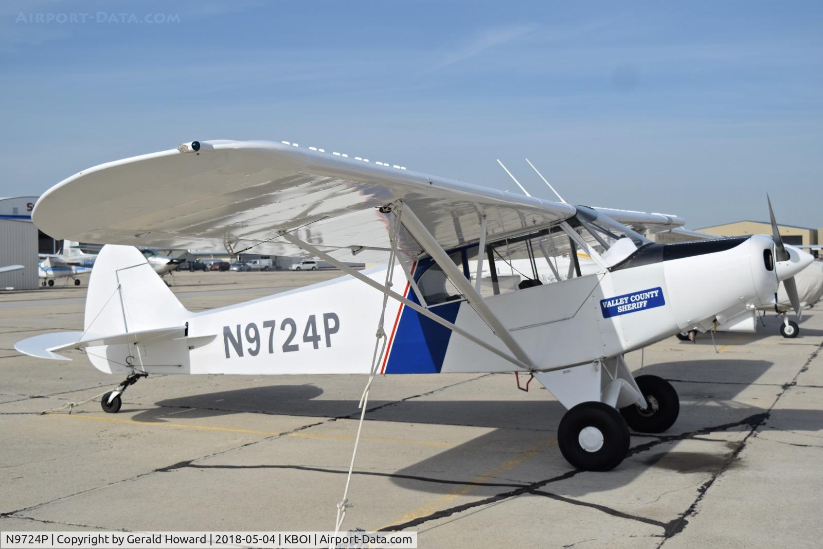 N9724P, 1975 Piper PA-18-150 Super Cub C/N 18-7609003, Parked on the south GA ramp.
