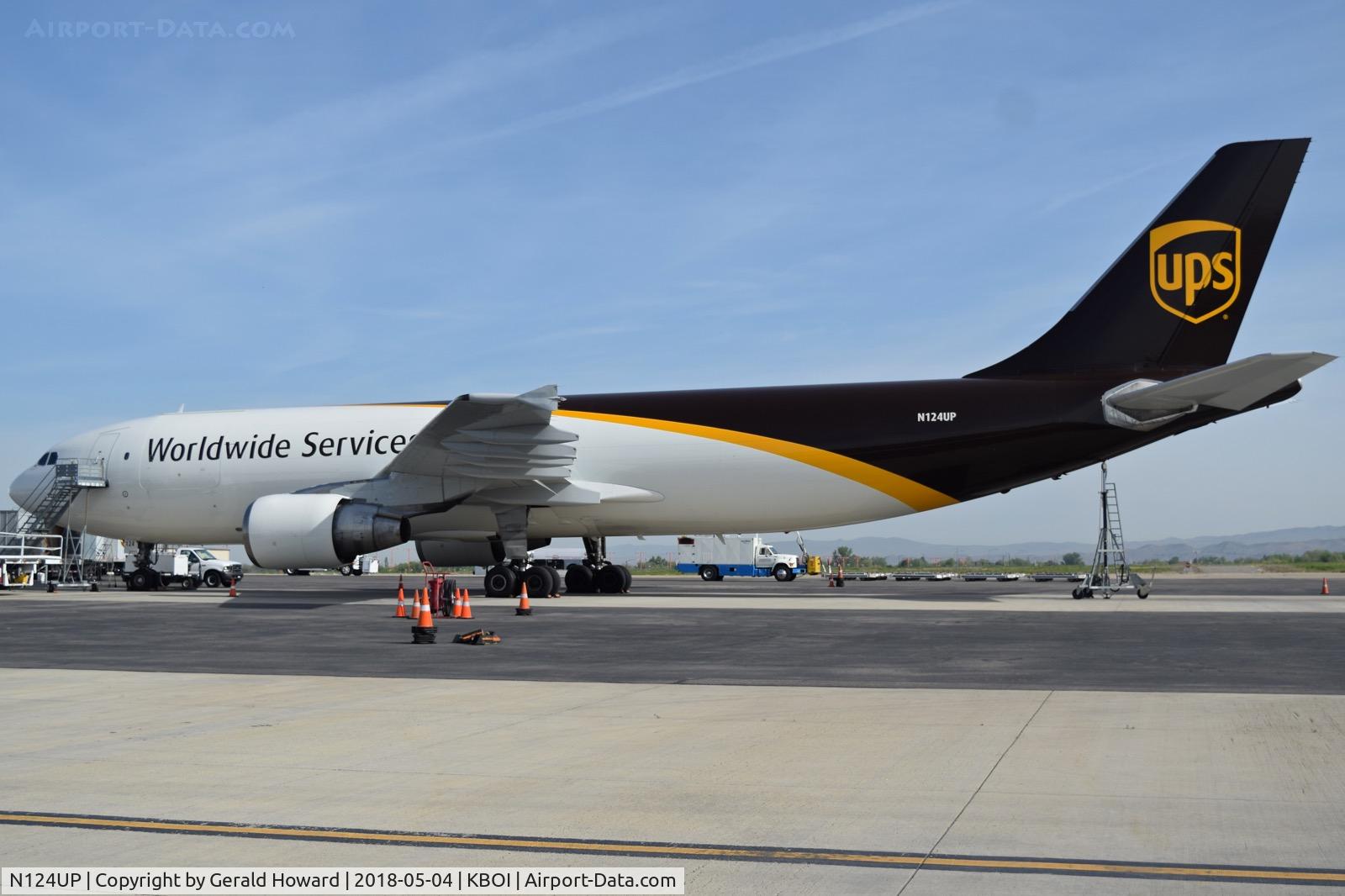 N124UP, 2000 Airbus A300F4-622R C/N 0808, Parked on the UPS ramp.
