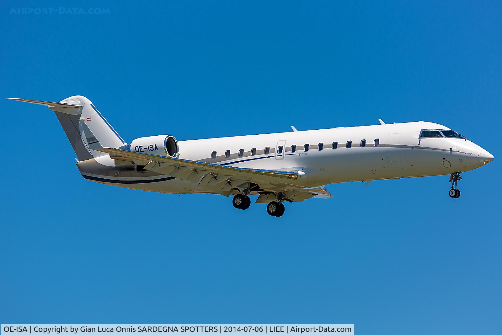 OE-ISA, 2007 Bombardier Challenger 850 (CL-600-2B19) C/N 8043, LANDING 14R