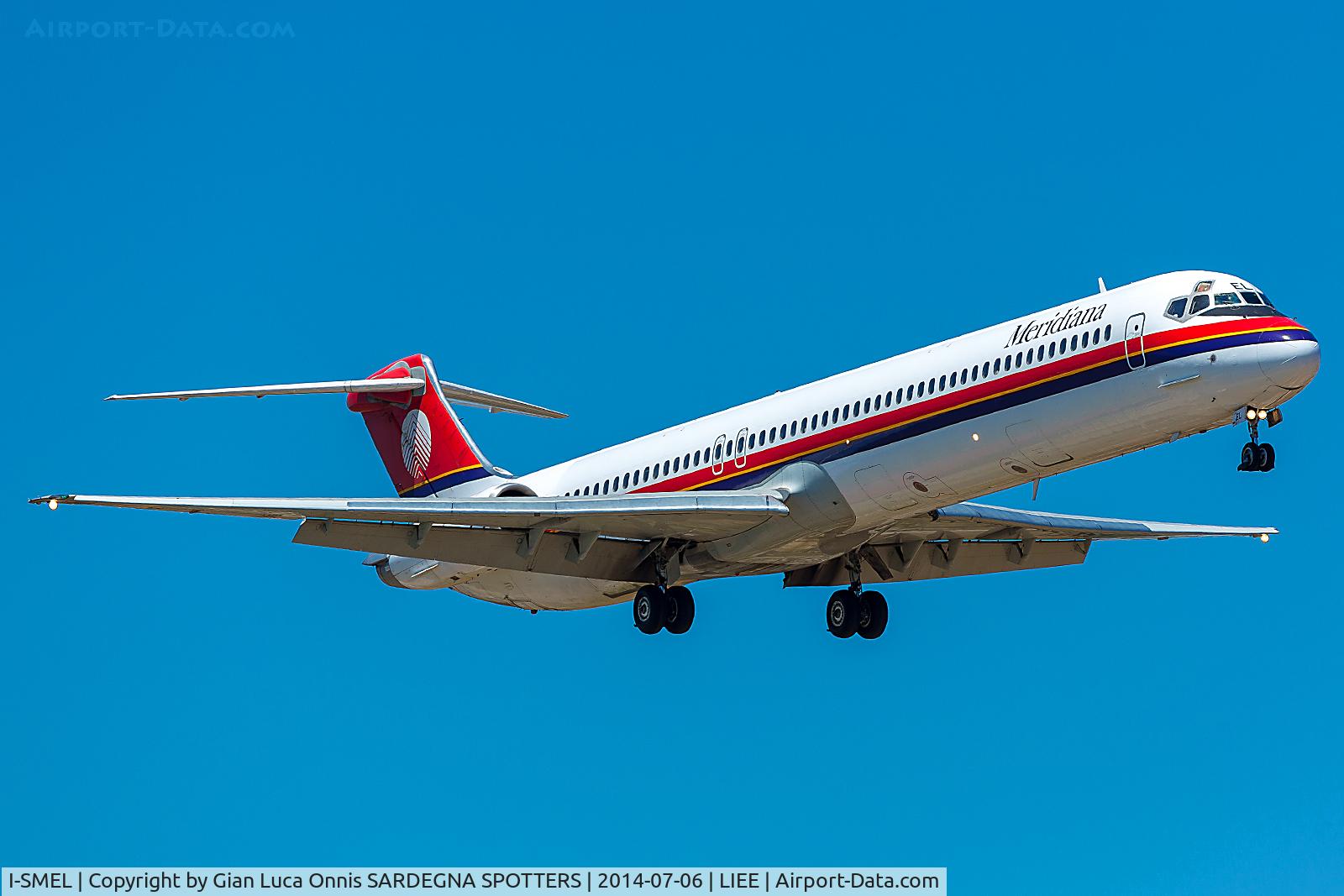 I-SMEL, 1984 McDonnell Douglas MD-82 (DC-9-82) C/N 49247, LANDING 14R