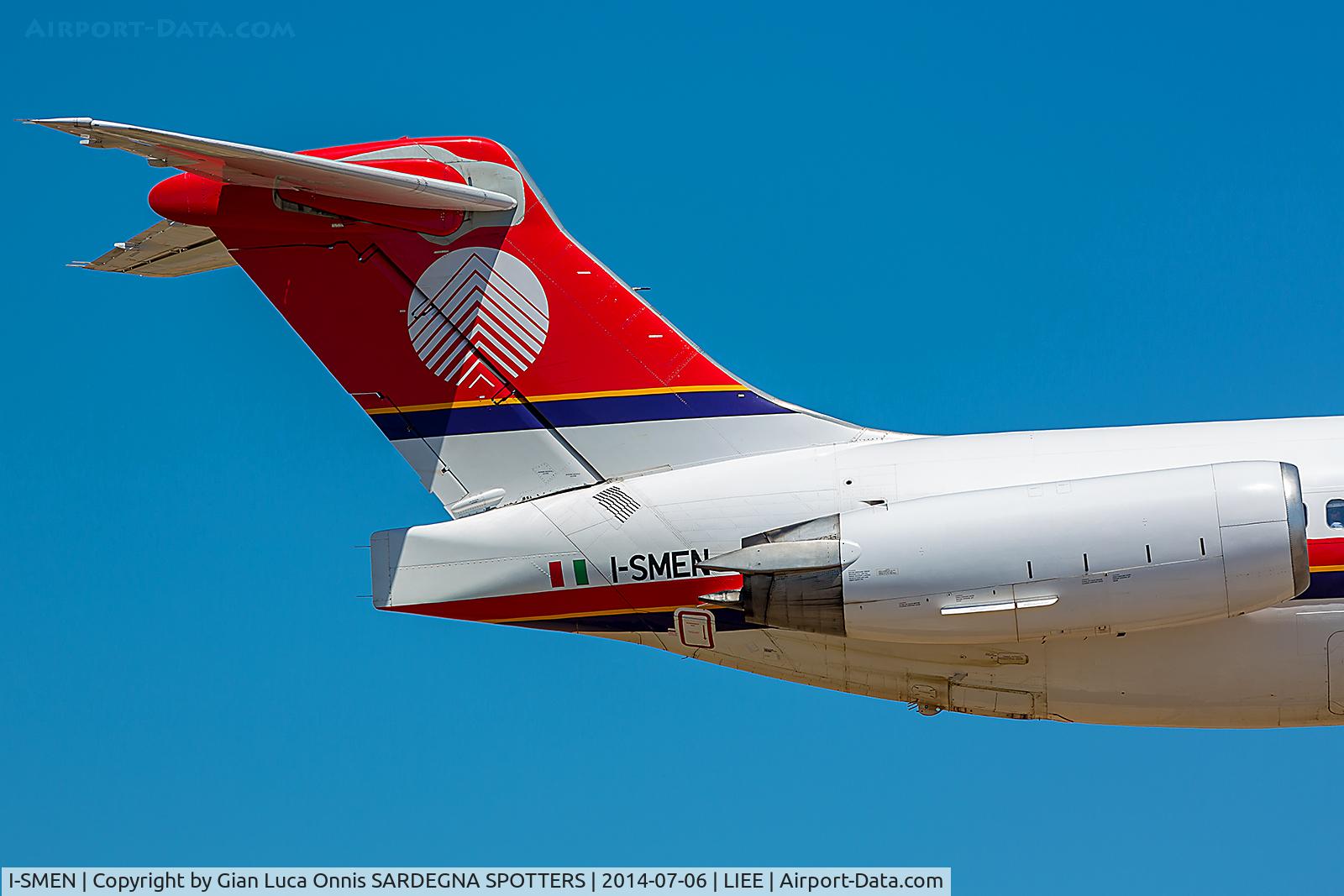 I-SMEN, 1990 McDonnell Douglas MD-83 (DC-9-83) C/N 53013, LANDING 14R