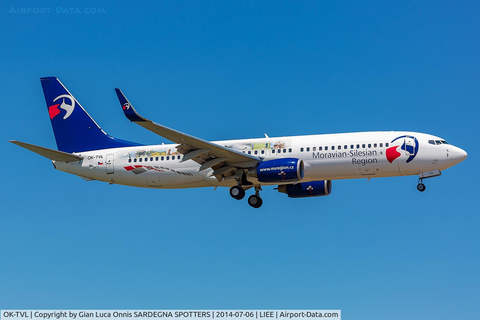 OK-TVL, 2010 Boeing 737-8FN C/N 37076, LANDING 14R