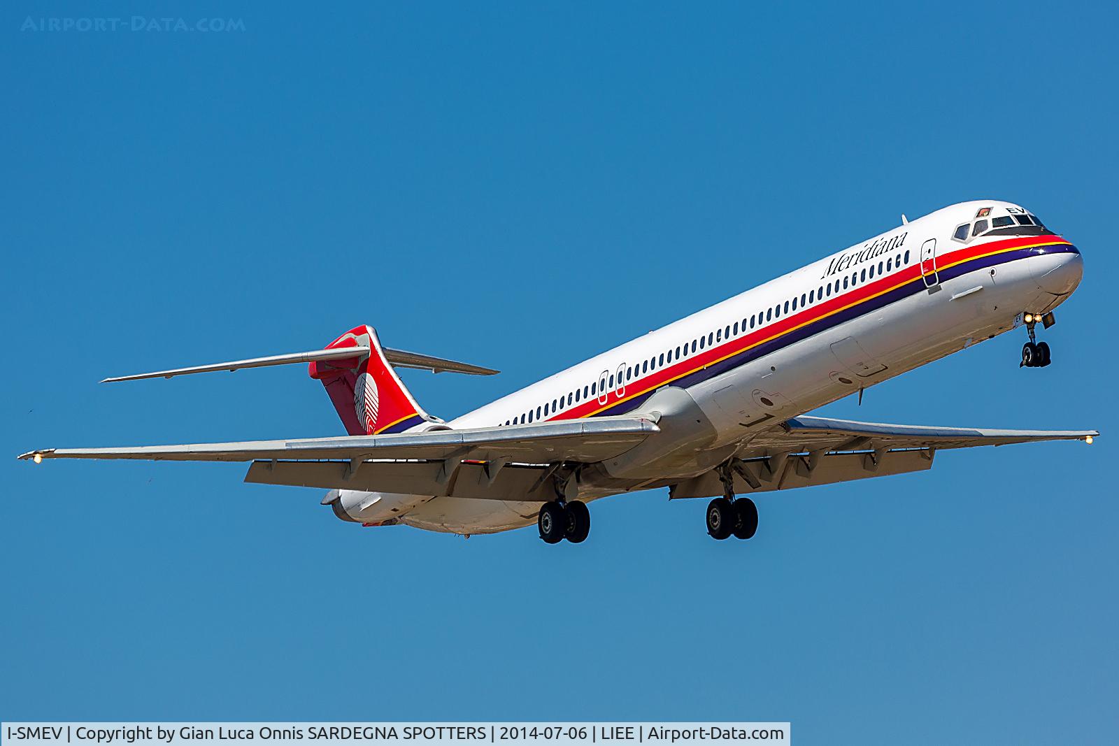 I-SMEV, 1988 McDonnell Douglas MD-82 (DC-9-82) C/N 49669, LANDING 14R