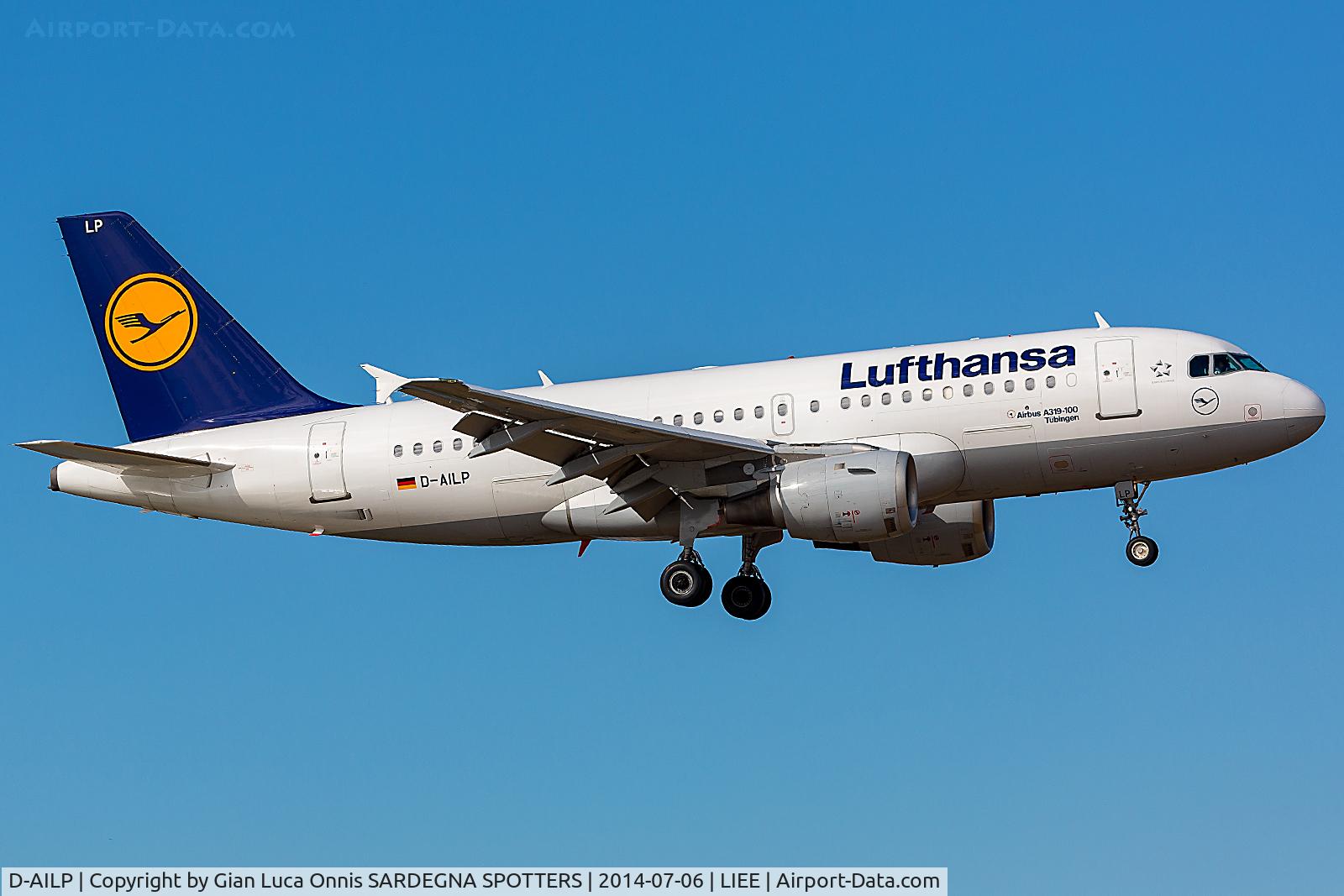 D-AILP, 1997 Airbus A319-114 C/N 717, LANDING 14R