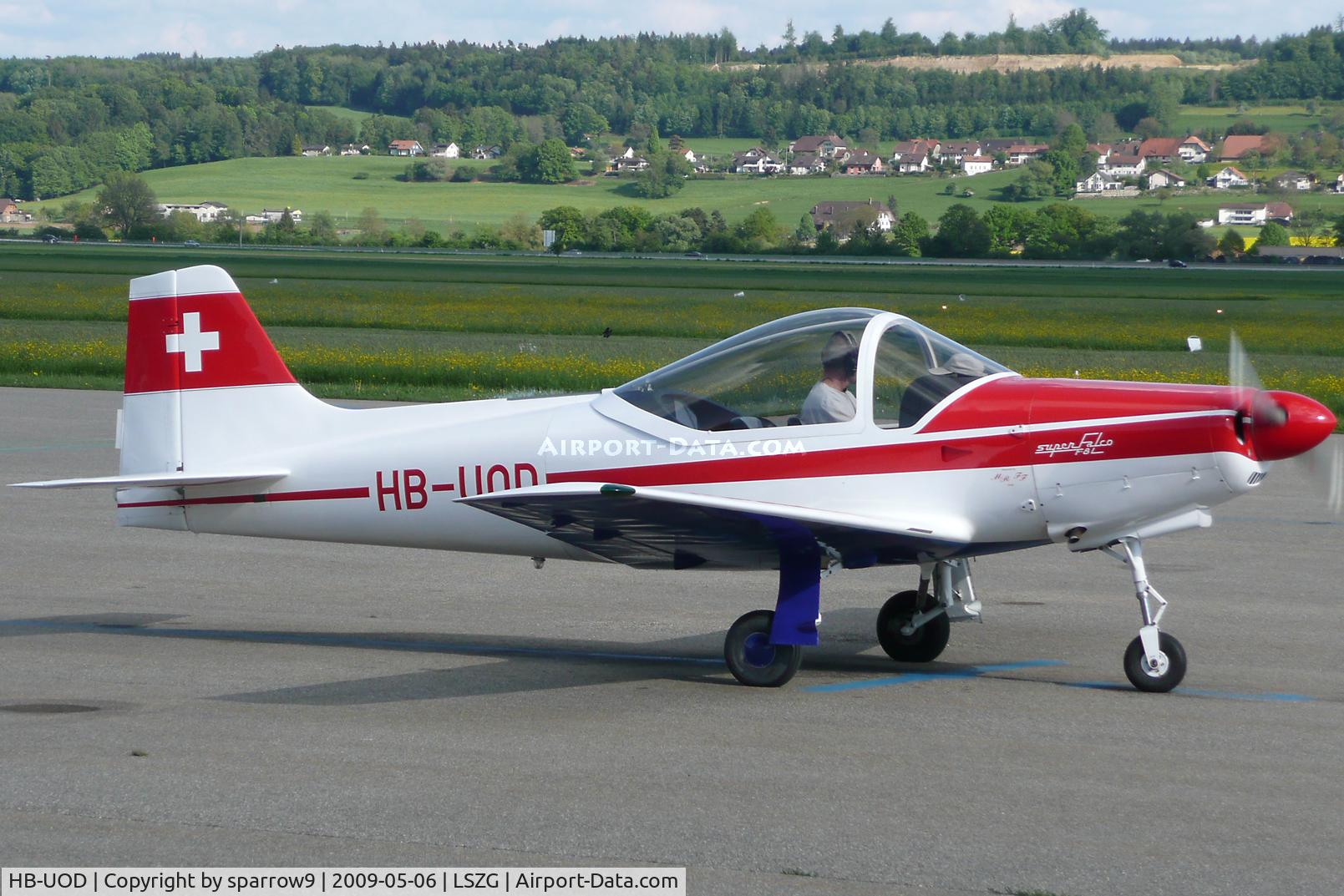 HB-UOD, 1964 Laverda F-8L Falco 4 C/N 402, Long ago based at Grenchen.