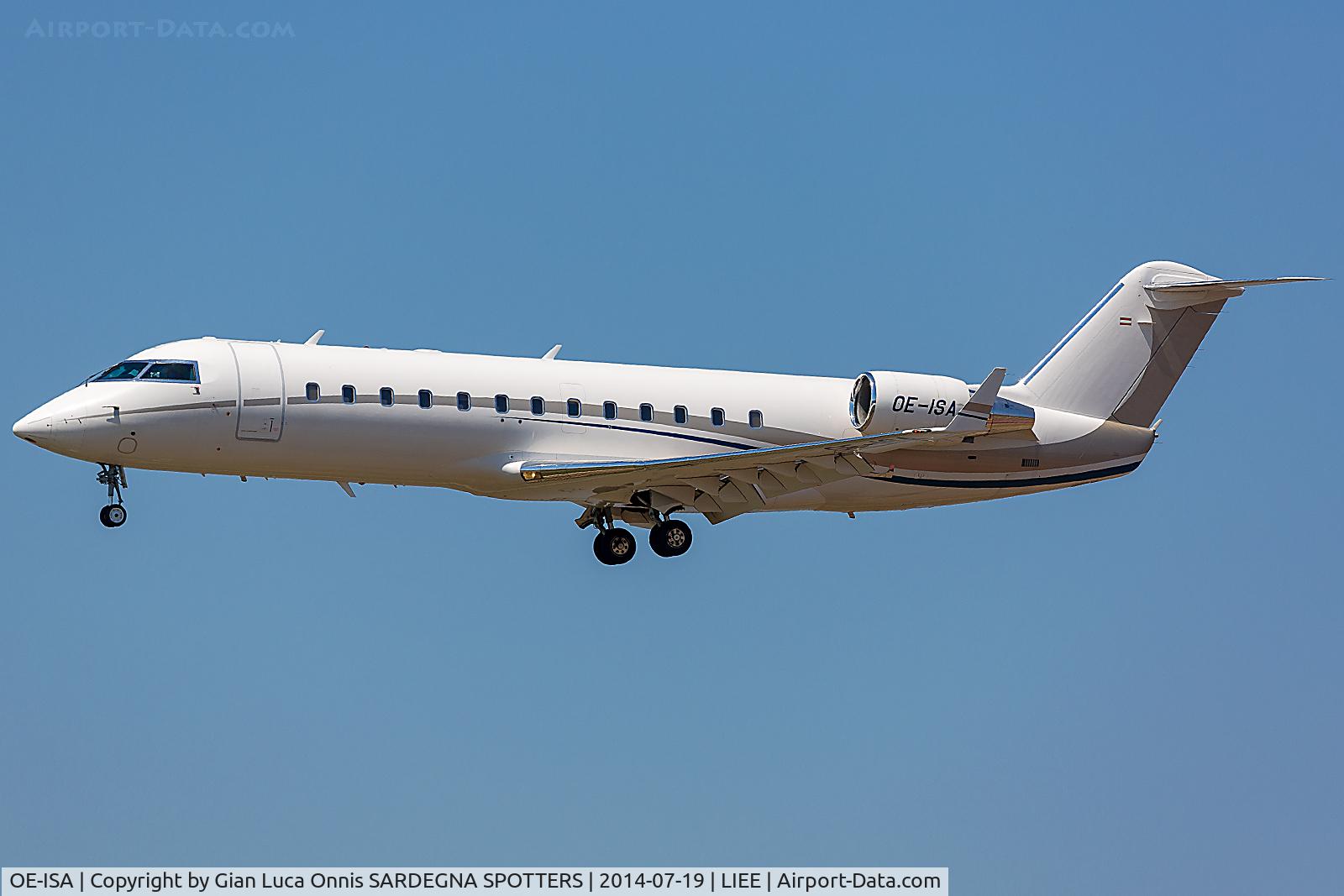 OE-ISA, 2007 Bombardier Challenger 850 (CL-600-2B19) C/N 8043, LANDING 14R