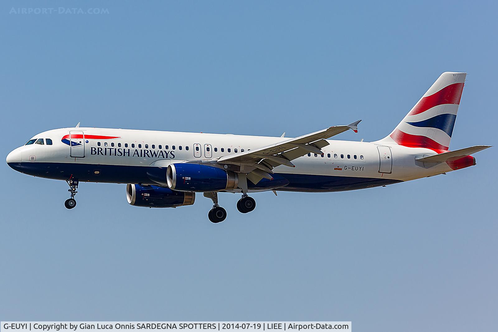 G-EUYI, 2010 Airbus A320-232 C/N 4306, LANDING 14R