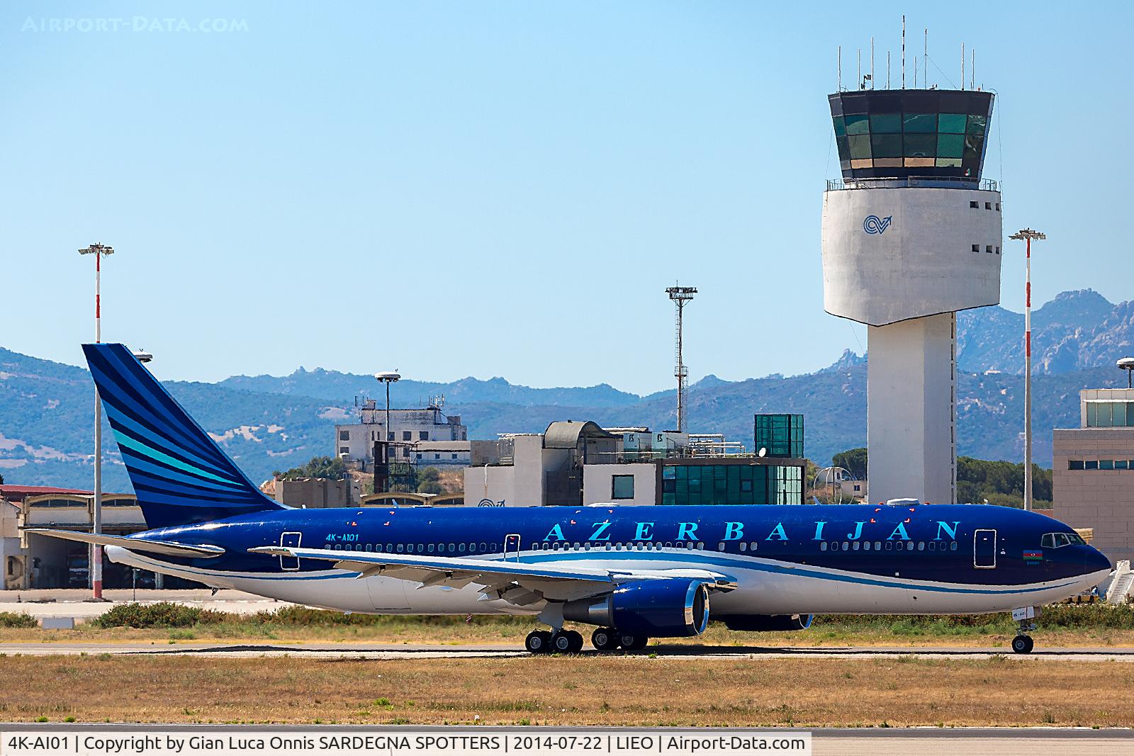 4K-AI01, 2010 Boeing 767-32L/ER C/N 40342, TAXI WAY