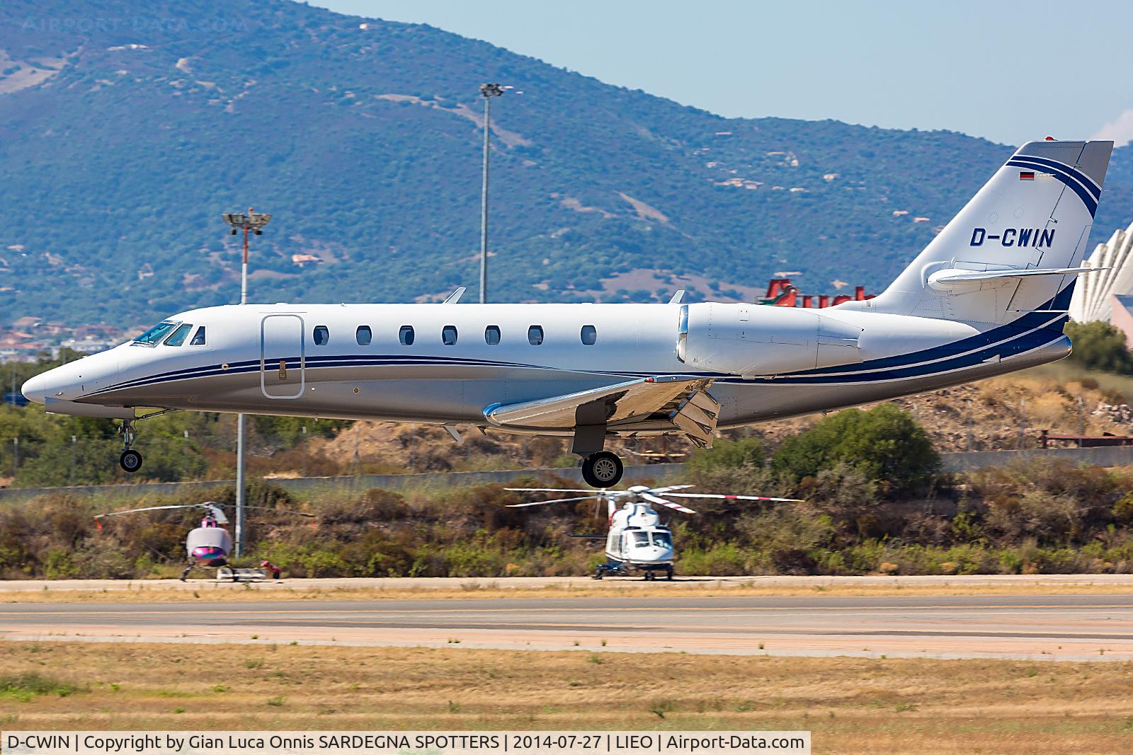 D-CWIN, 2011 Cessna 680 Citation Sovereign C/N 680-0305, LANDING