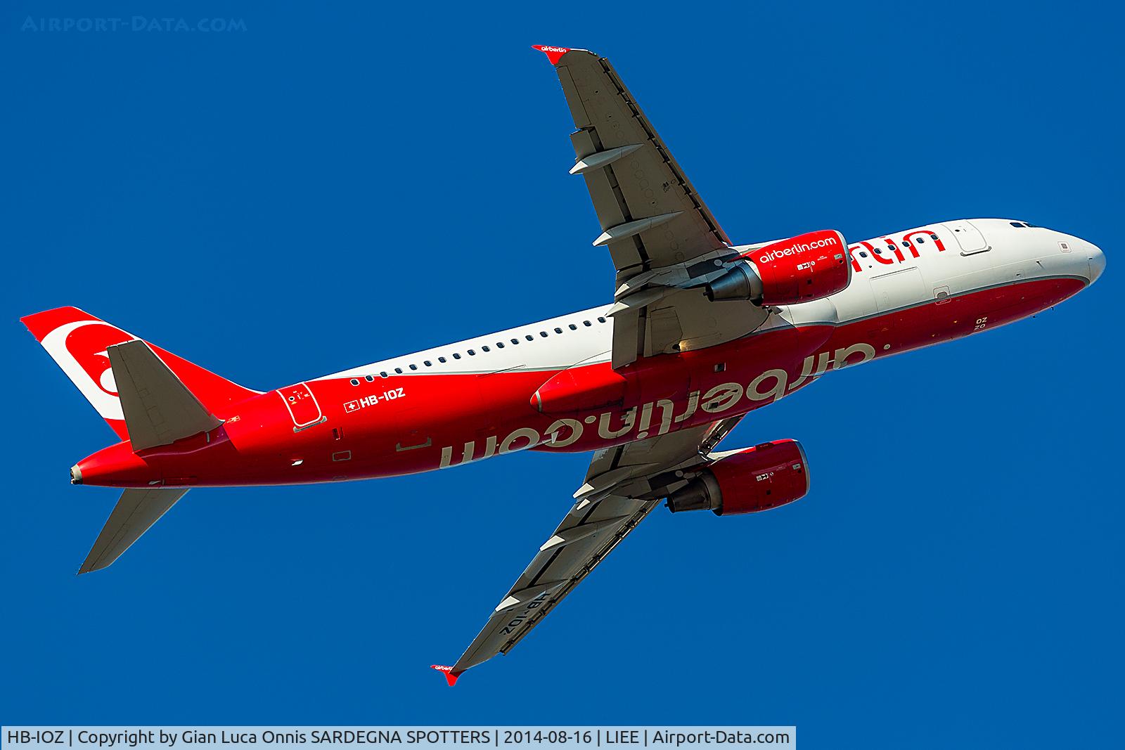 HB-IOZ, 2010 Airbus A320-214 C/N 4294, TAKE OFF 32L