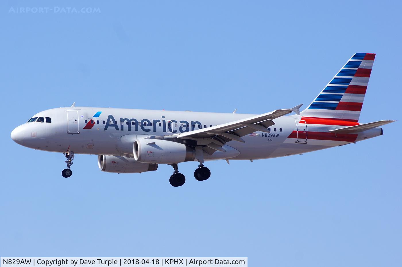N829AW, 2001 Airbus A319-132 C/N 1563, No comment.