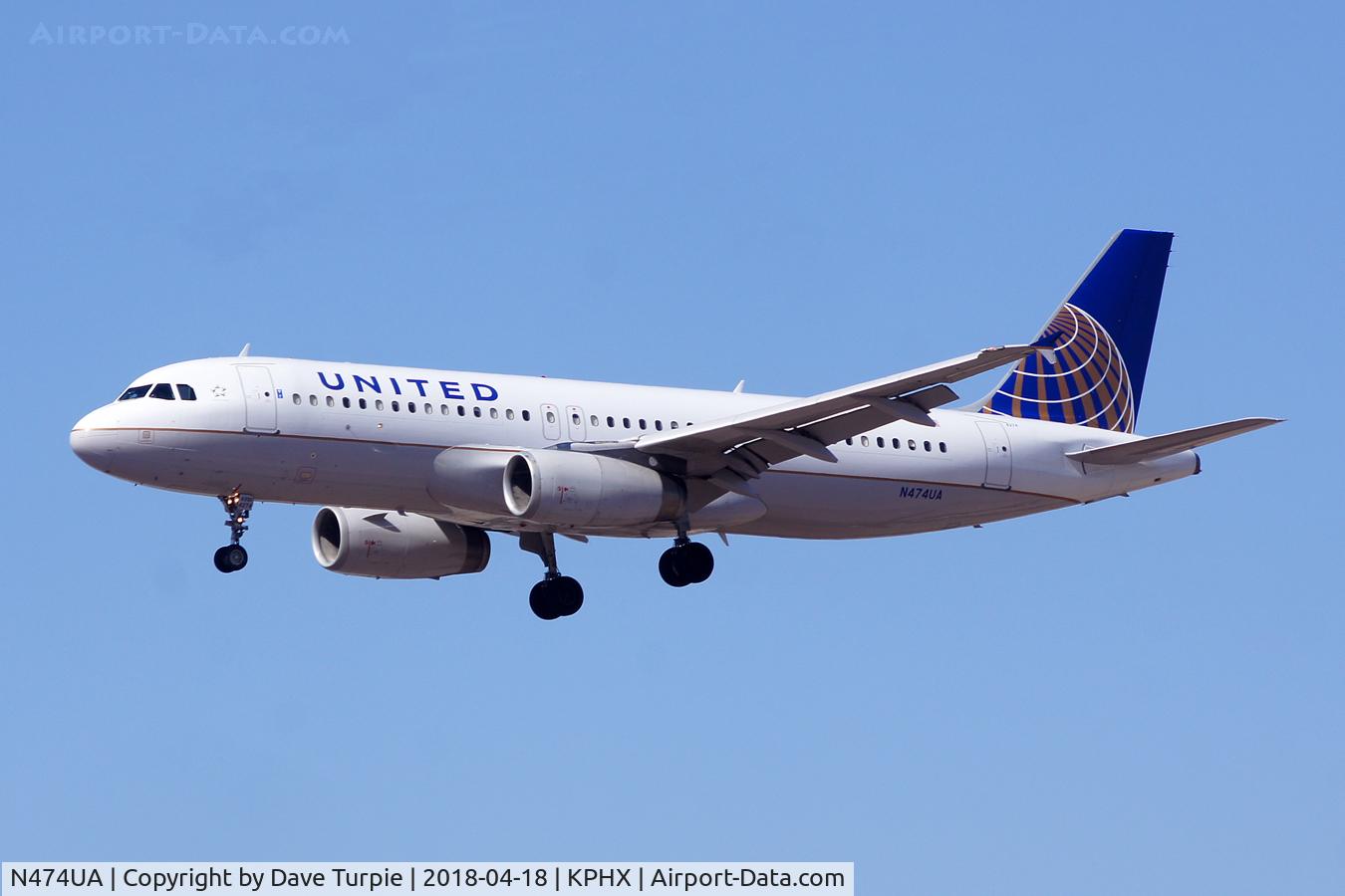 N474UA, 2001 Airbus A320-232 C/N 1475, No comment.