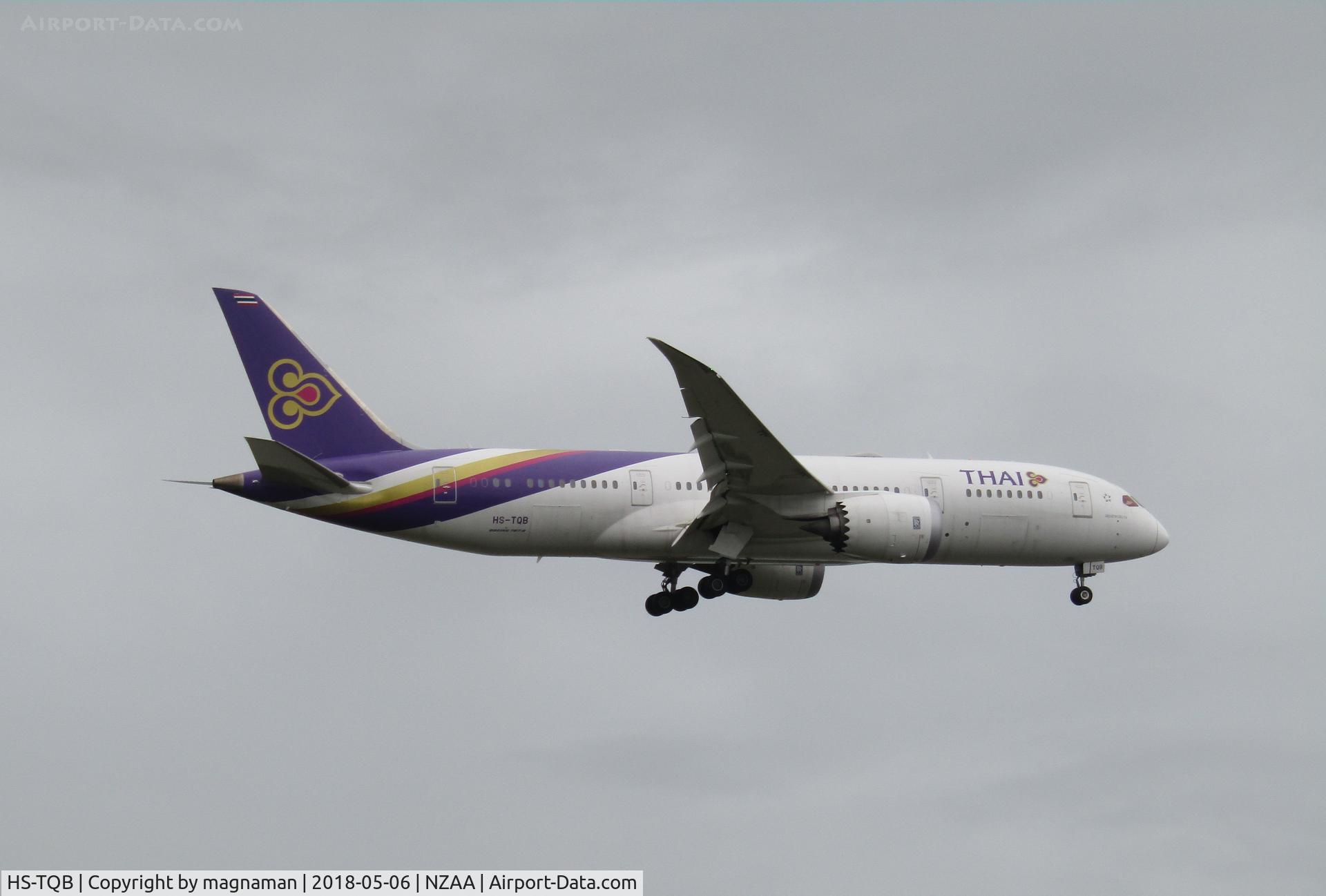 HS-TQB, 2014 Boeing 787-8 Dreamliner Dreamliner C/N 35316, My first sighting of this one.