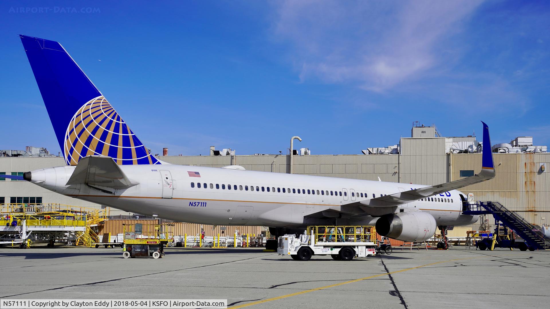 N57111, 1994 Boeing 757-224 C/N 27301, SFO 2018.