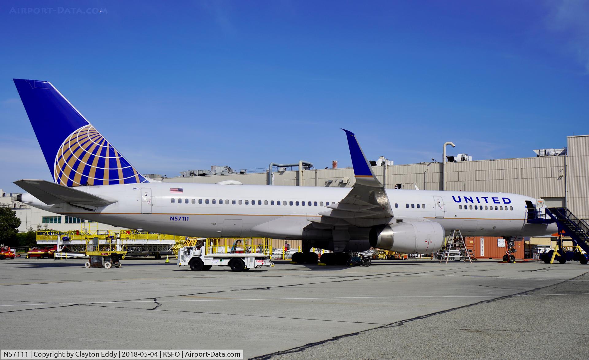 N57111, 1994 Boeing 757-224 C/N 27301, SFO 2018.