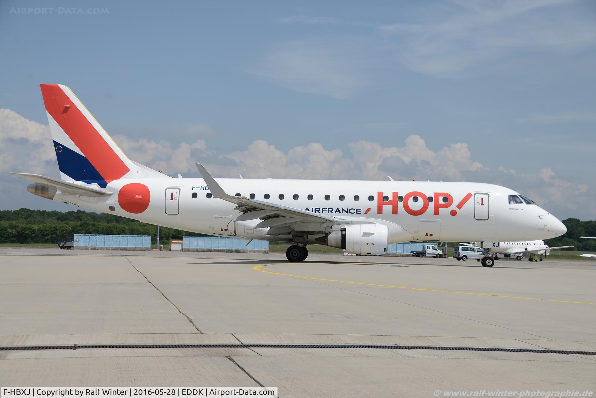 F-HBXJ, 2010 Embraer 170ST (ERJ-170-100ST) C/N 17000312, Embraer ERJ-170STD 170-100 - A5 HOP HOP! opby RAE Regional CAE - 17000312 - F-HBXJ - 28.05.2016 - CGN