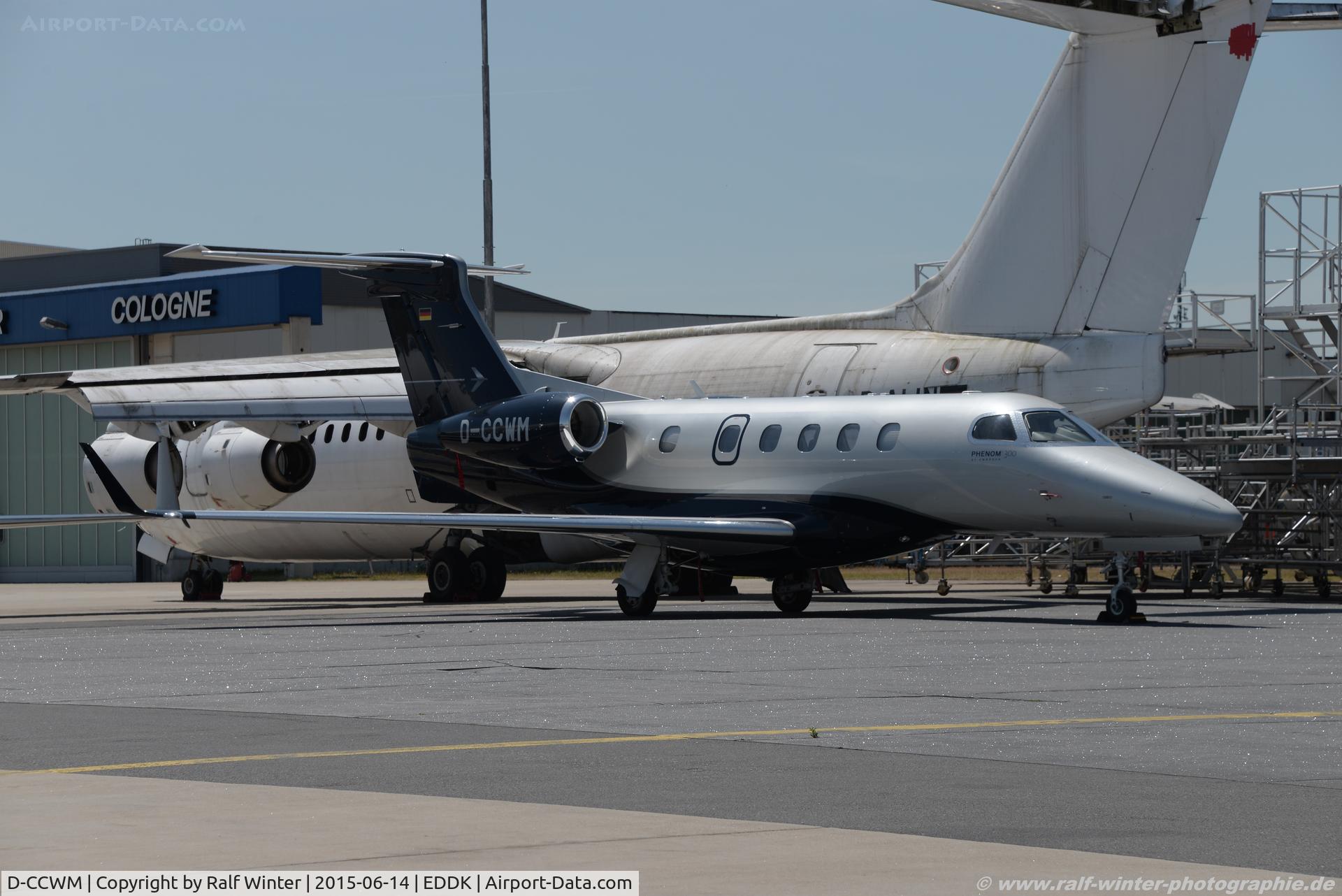 D-CCWM, 2014 Embraer EMB-505 Phenom 300 C/N 50500232, Embraer Phenom 300 EMB-505 - MHV MHS Aviation GmbH - 50500232 - D-CCWM - 14.06.2015 - CGN