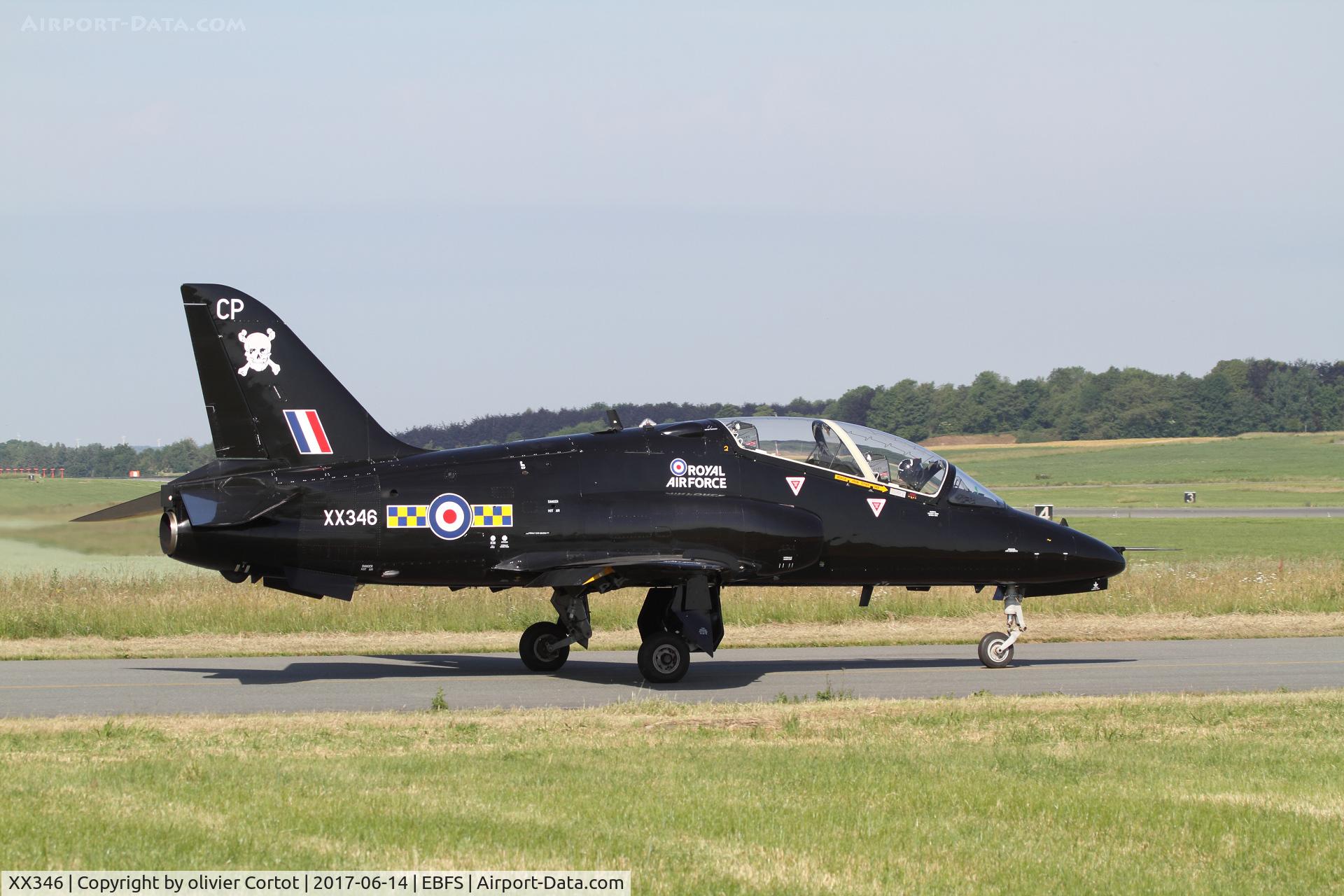 XX346, 1981 Hawker Siddeley Hawk T.1A C/N 195/312170, Florennes spotter day