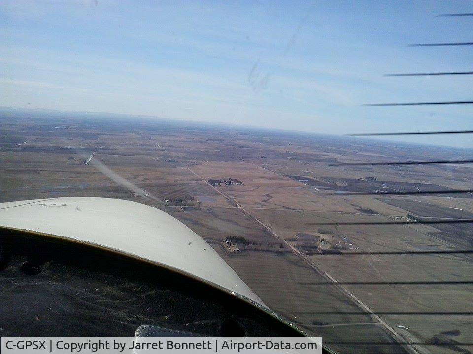 C-GPSX, 1972 Piper PA-31P Navajo Navajo C/N 31P-7300113, Drayton valley approach