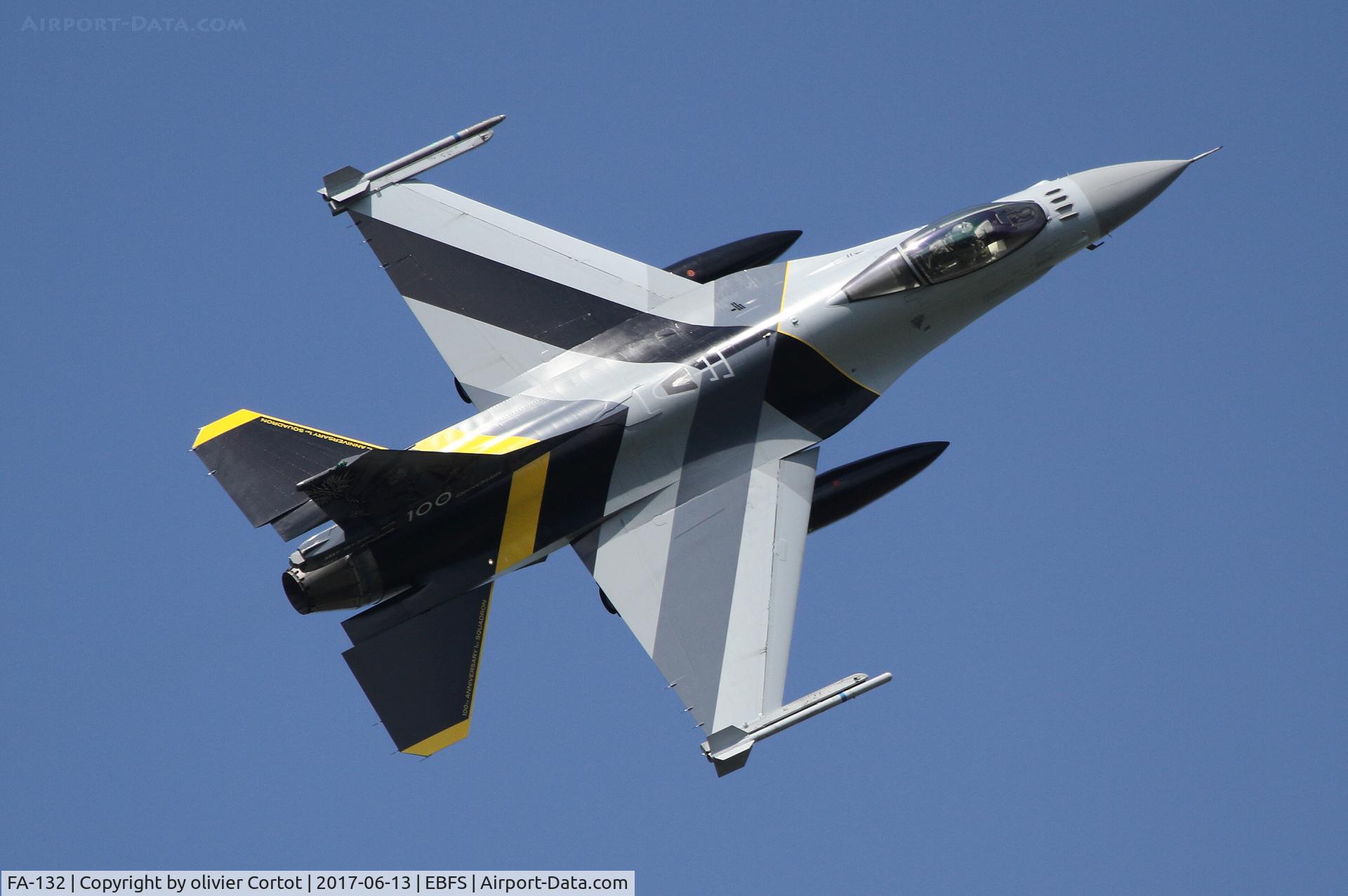 FA-132, SABCA F-16AM Fighting Falcon C/N 6H-132, Florennes AB