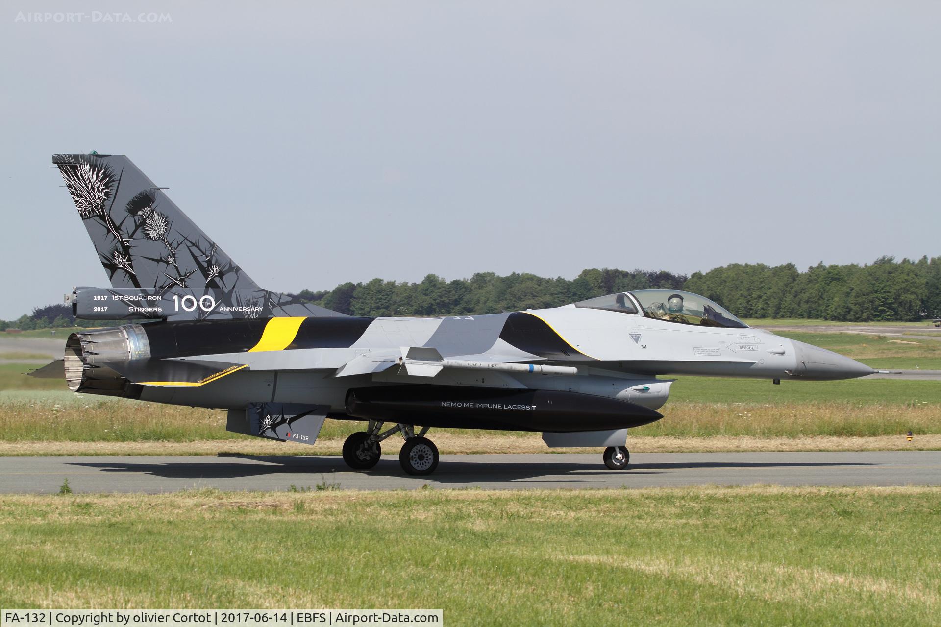 FA-132, SABCA F-16AM Fighting Falcon C/N 6H-132, nice paint !