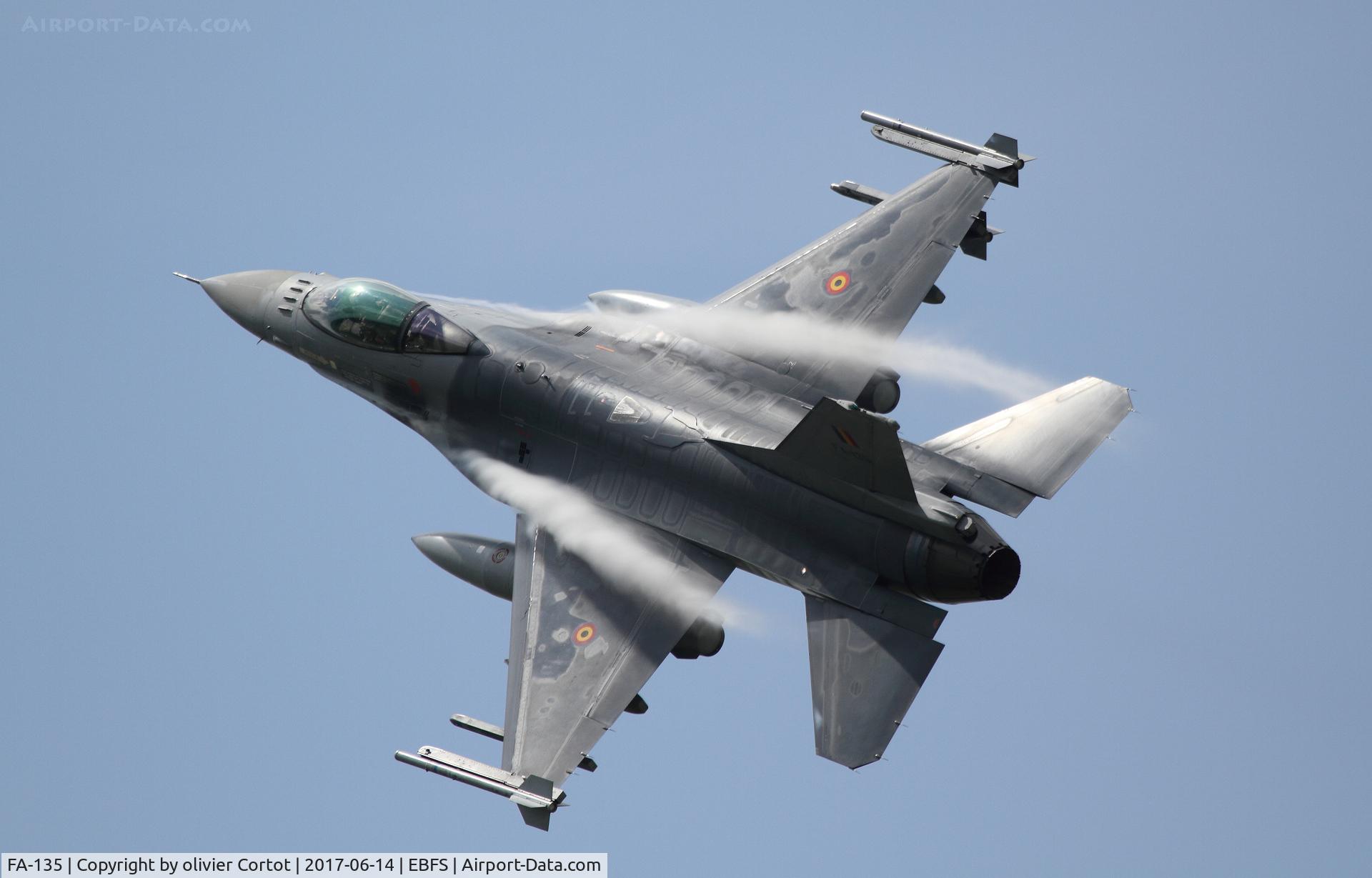 FA-135, 1991 SABCA F-16AM Fighting Falcon C/N 6H-135, Florennes spotter day