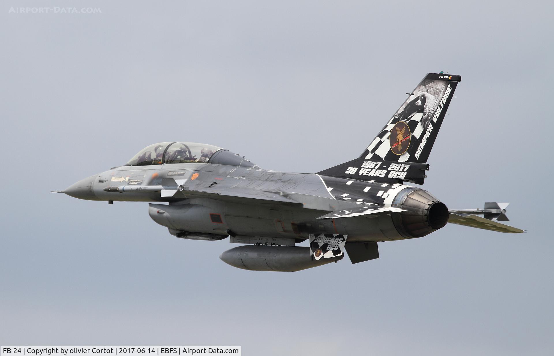 FB-24, General Dynamics F-16BM Fighting Falcon C/N 6J-24, spotter day