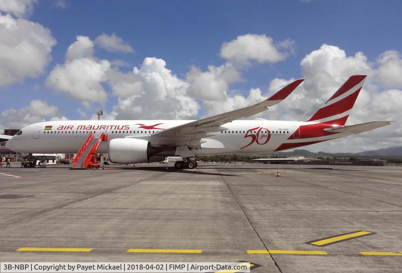 3B-NBP, 2017 Airbus A350-941 C/N 145, At Plaisance , Sir Seewoosagur Ramgoolam Airport, Mauritius