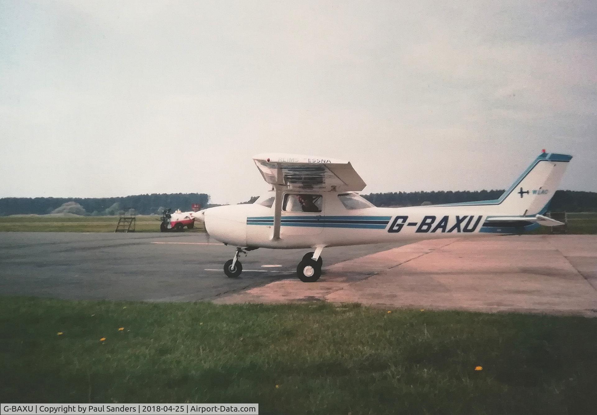 G-BAXU, 1973 Reims F150L C/N 0959, G-BAXU pictured at RAF Woodvale, April 1995.