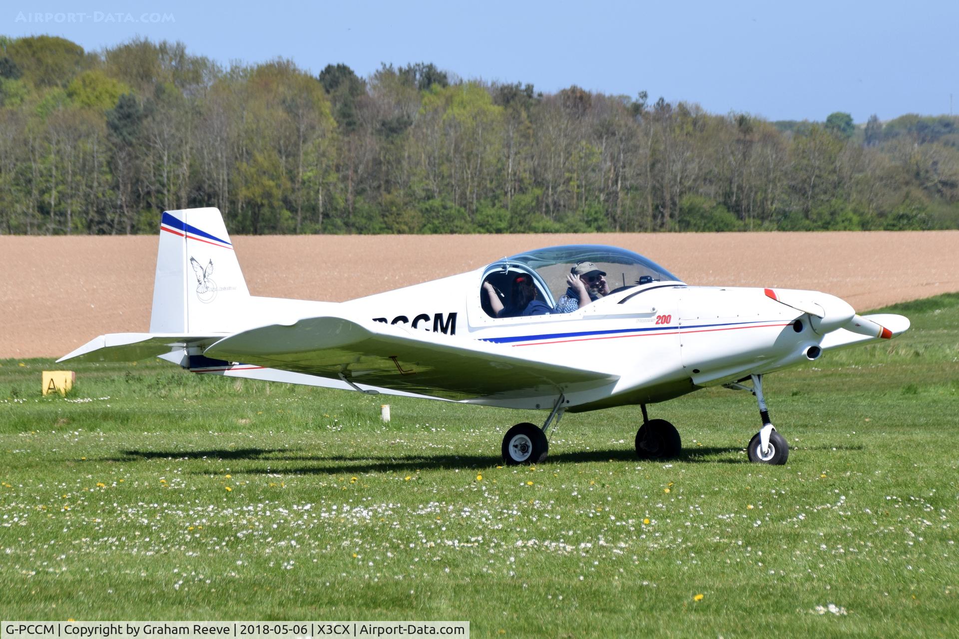 G-PCCM, 2014 Alpi Aviation Pioneer 200-M C/N LAA 334-15250, Just landed at Northrepps.