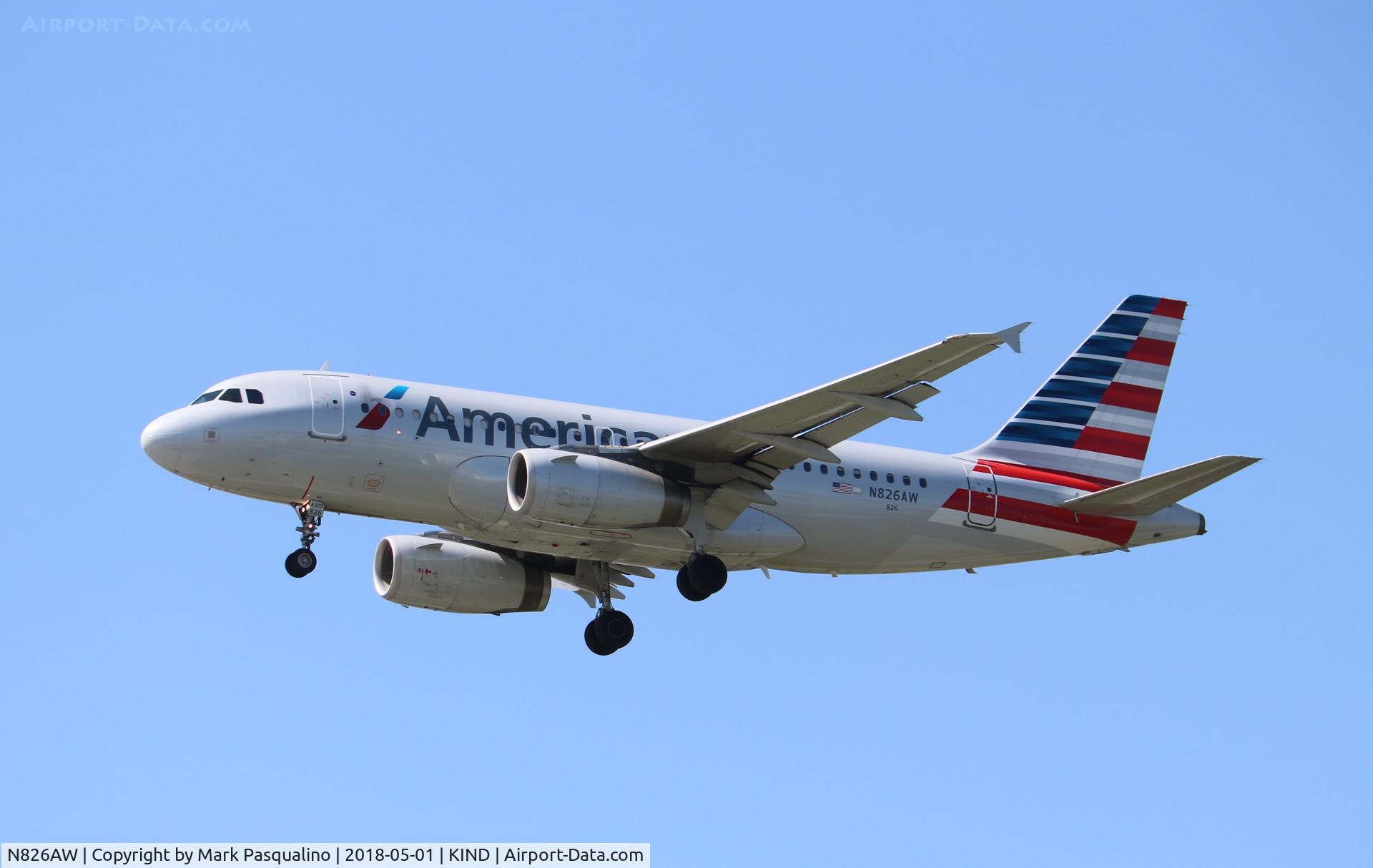 N826AW, 2001 Airbus A319-132 C/N 1534, Airbus A319
