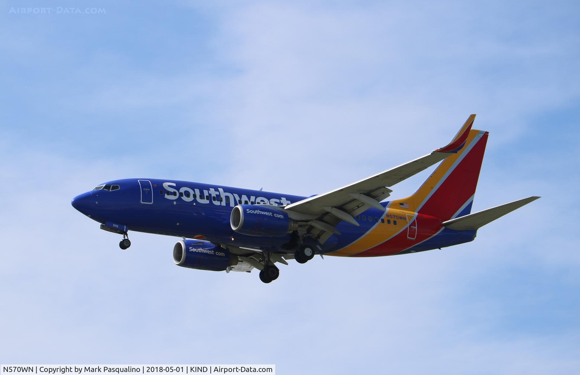 N570WN, 2002 Boeing 737-7CT C/N 33657, Boeing 737-7CT