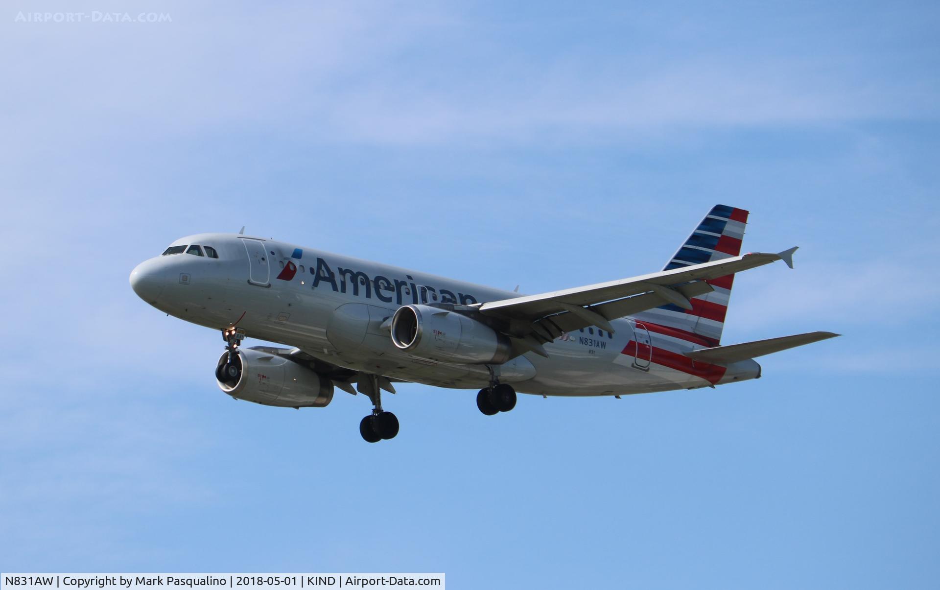 N831AW, 2001 Airbus A319-132 C/N 1576, Airbus A319