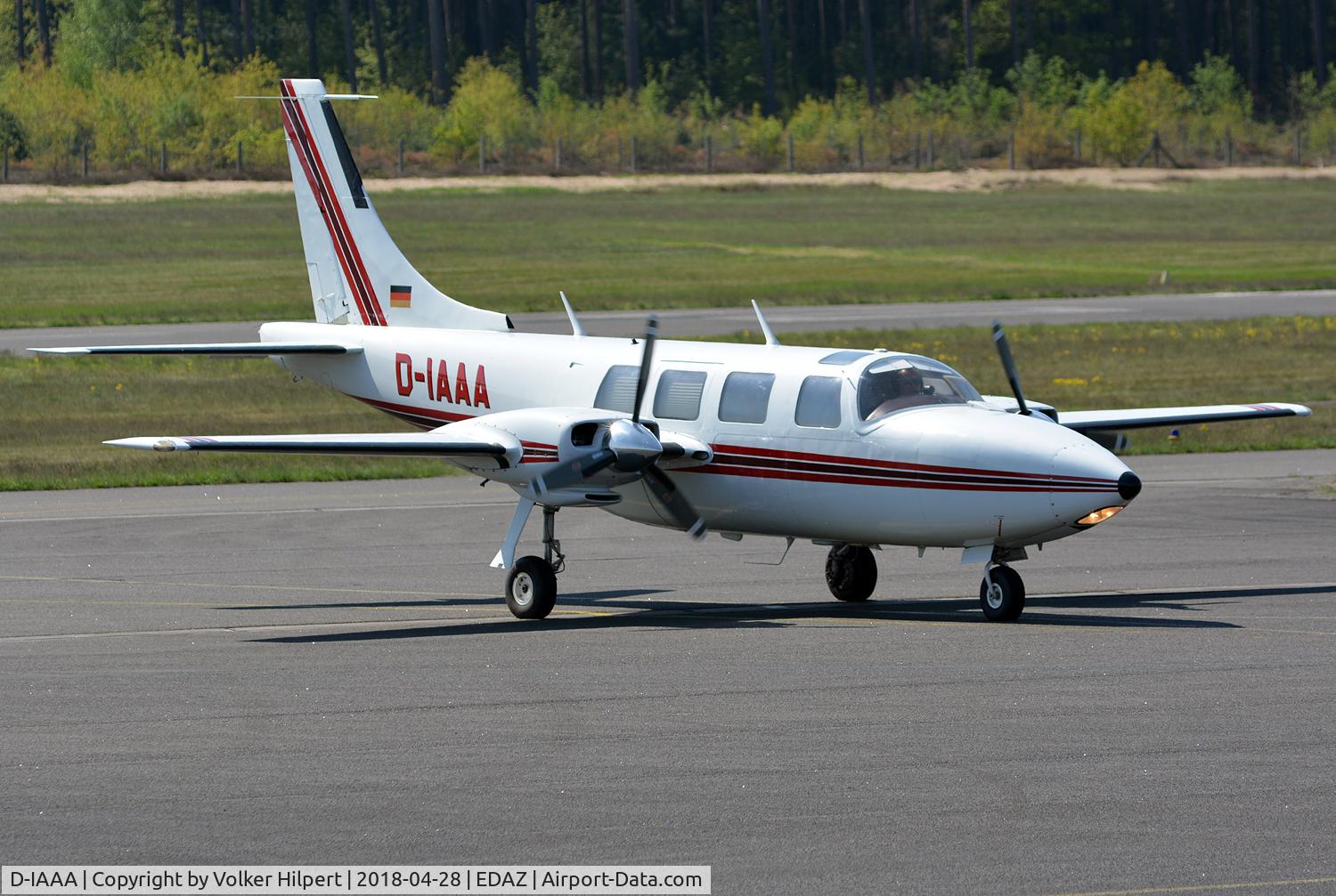 D-IAAA, 1981 Piper Aerostar 602P C/N 62P09248165048, at EDAZ
