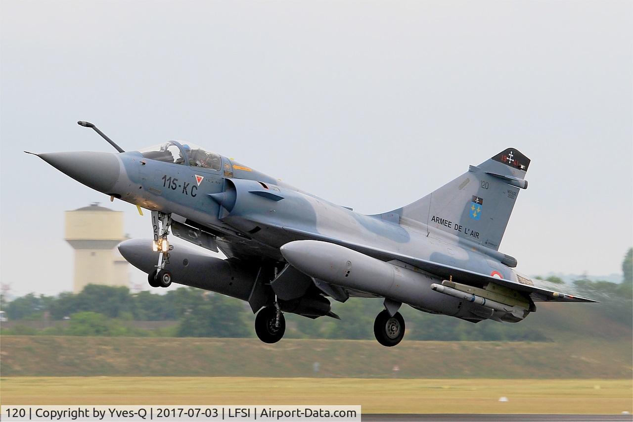 120, Dassault Mirage 2000C C/N 396, Dassault Mirage 2000 C, Take off rwy 29, St Dizier-Robinson Air Base 113 (LFSI) Open day 2017