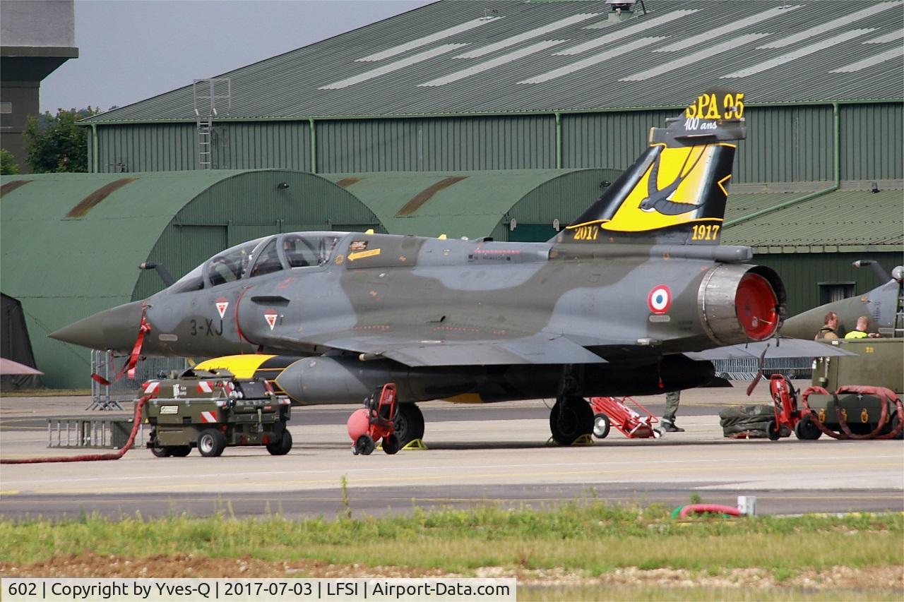 602, Dassault Mirage 2000D C/N 393, Dassault Mirage 2000D, Flight line, St Dizier-Robinson Air Base 113 (LFSI) Open day 2017