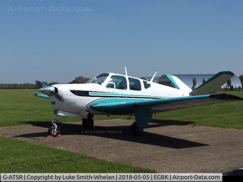 G-ATSR, 1959 Beech M35 Bonanza C/N D-6236, At Sywell Aerodrome.