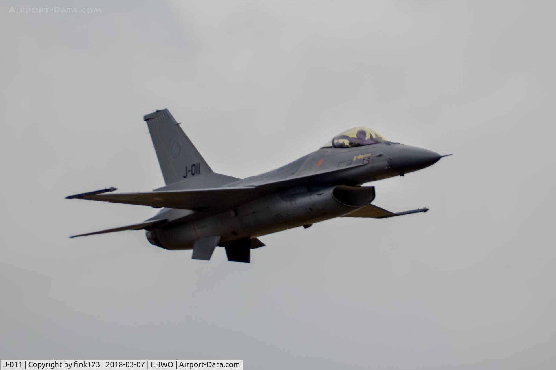 J-011, Fokker F-16AM Fighting Falcon C/N 6D-167, F16