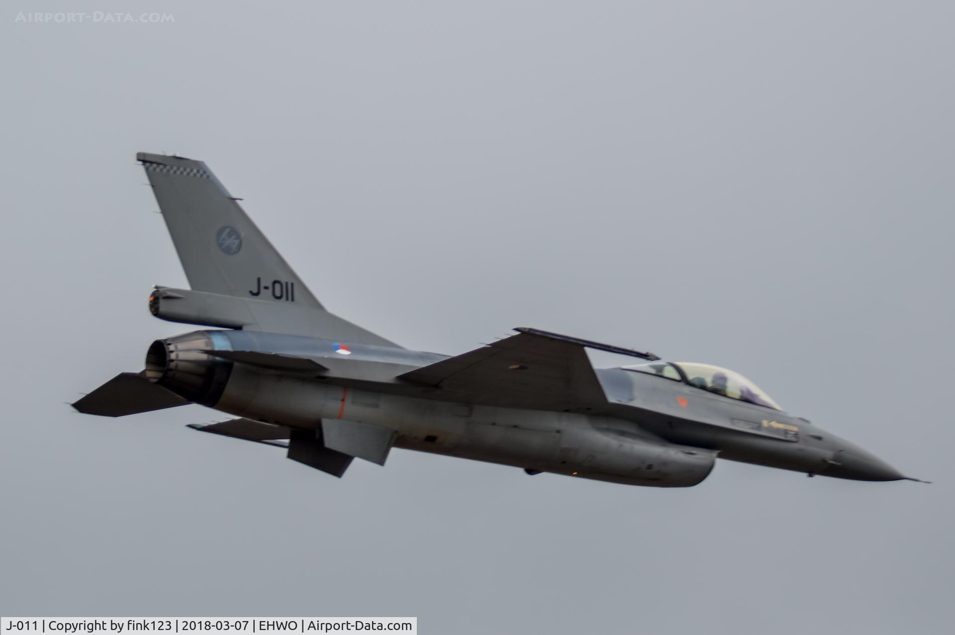 J-011, Fokker F-16AM Fighting Falcon C/N 6D-167, F16